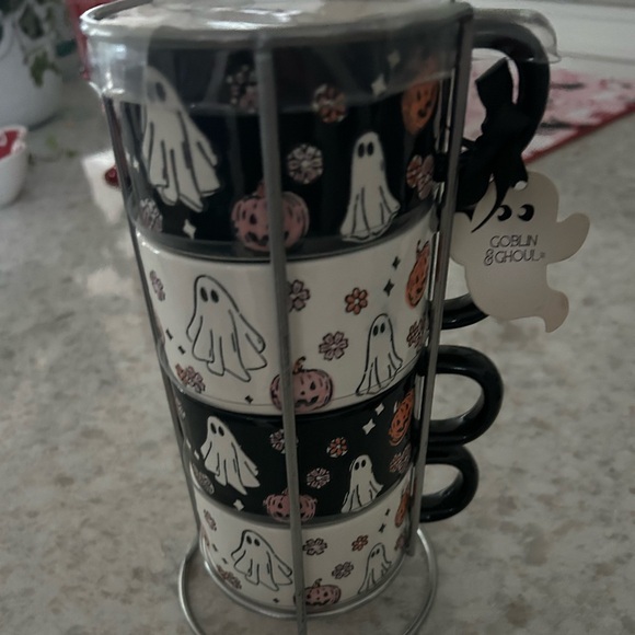 Other - “New” Ghost and Pumpkin Stacking Mugs